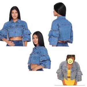 Cropped Jean Jacket